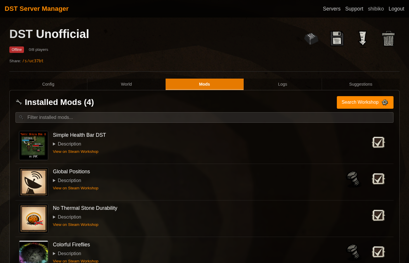 Dst Rimeru Mod DST Server Manager